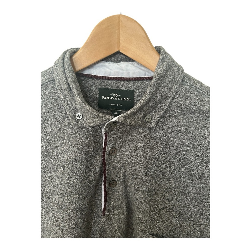 Rodd & Gunn Gray Sports Fit Polo Classic Cotton Shirt Size XL Extra Large - Picture 3 of 4